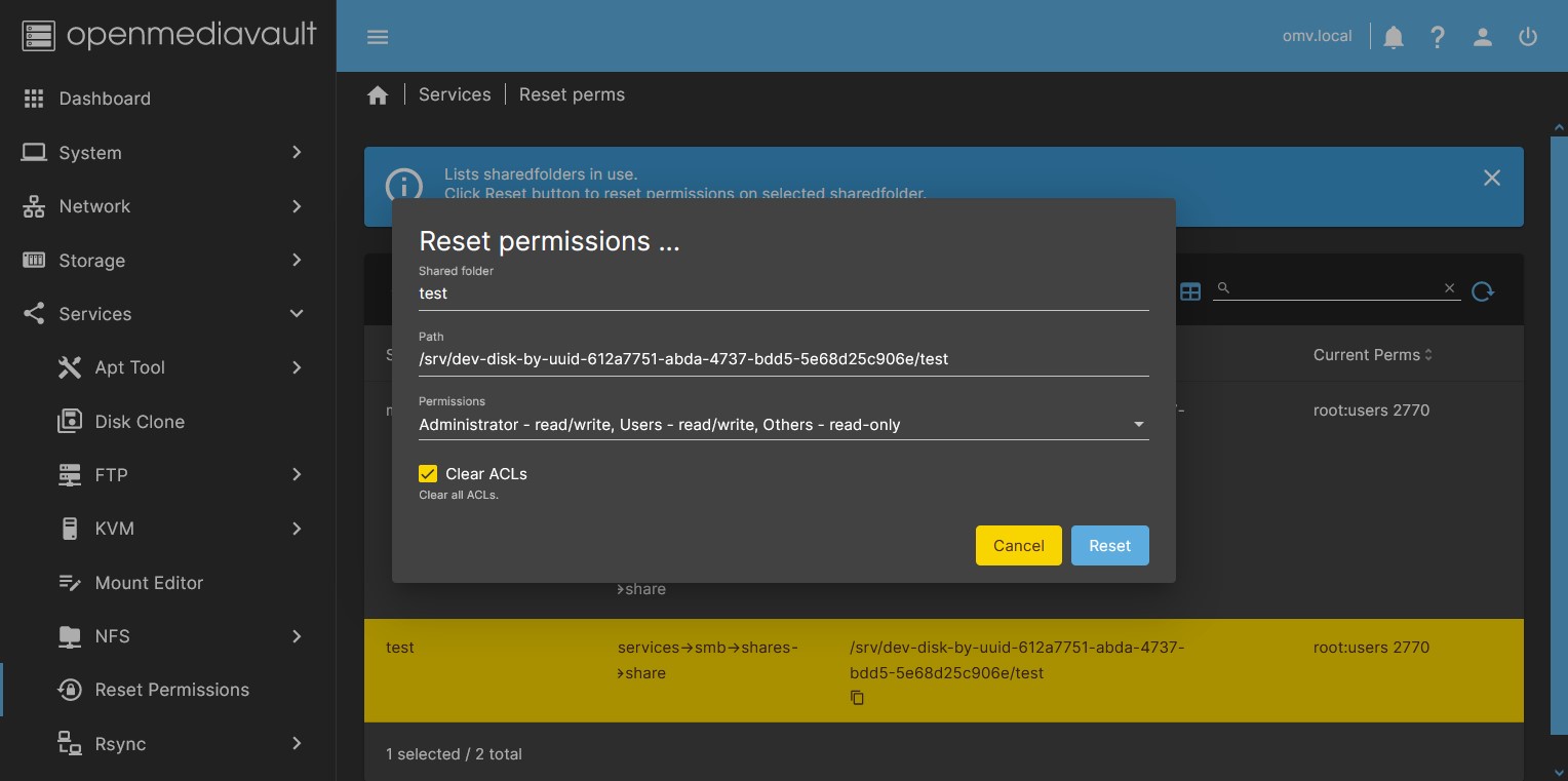 Reset Permissions 2